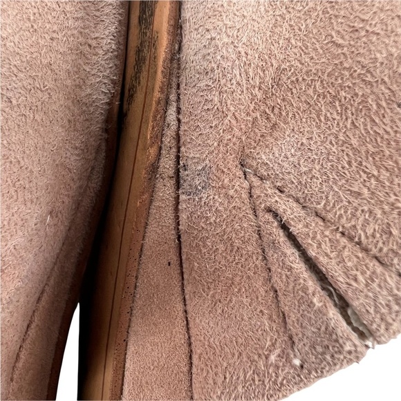 Sam Edelman Women’s Tan Suede Slide Wedge Sandals Size 8.5M - Picture 5 of 5